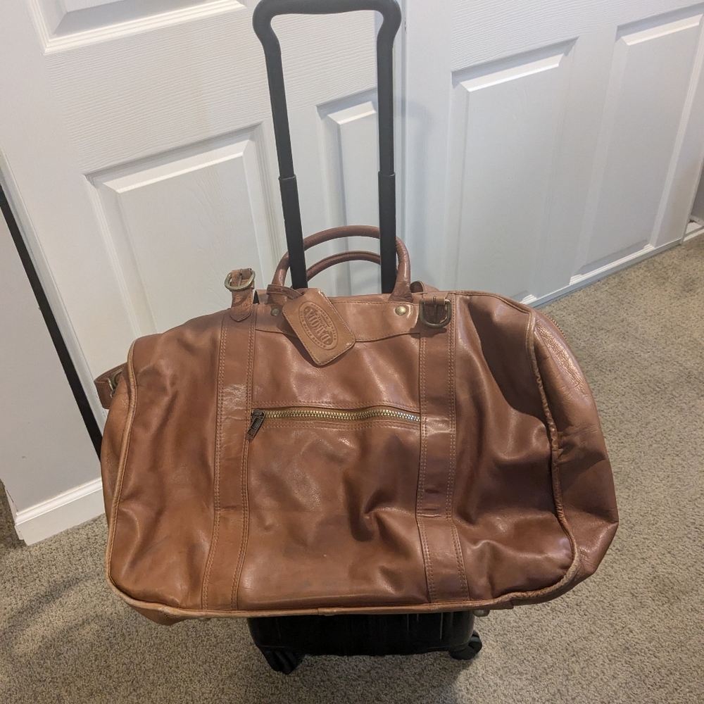 Tumi Dakota Steer Hide Large Large Travel Bag - Picture 8 of 11